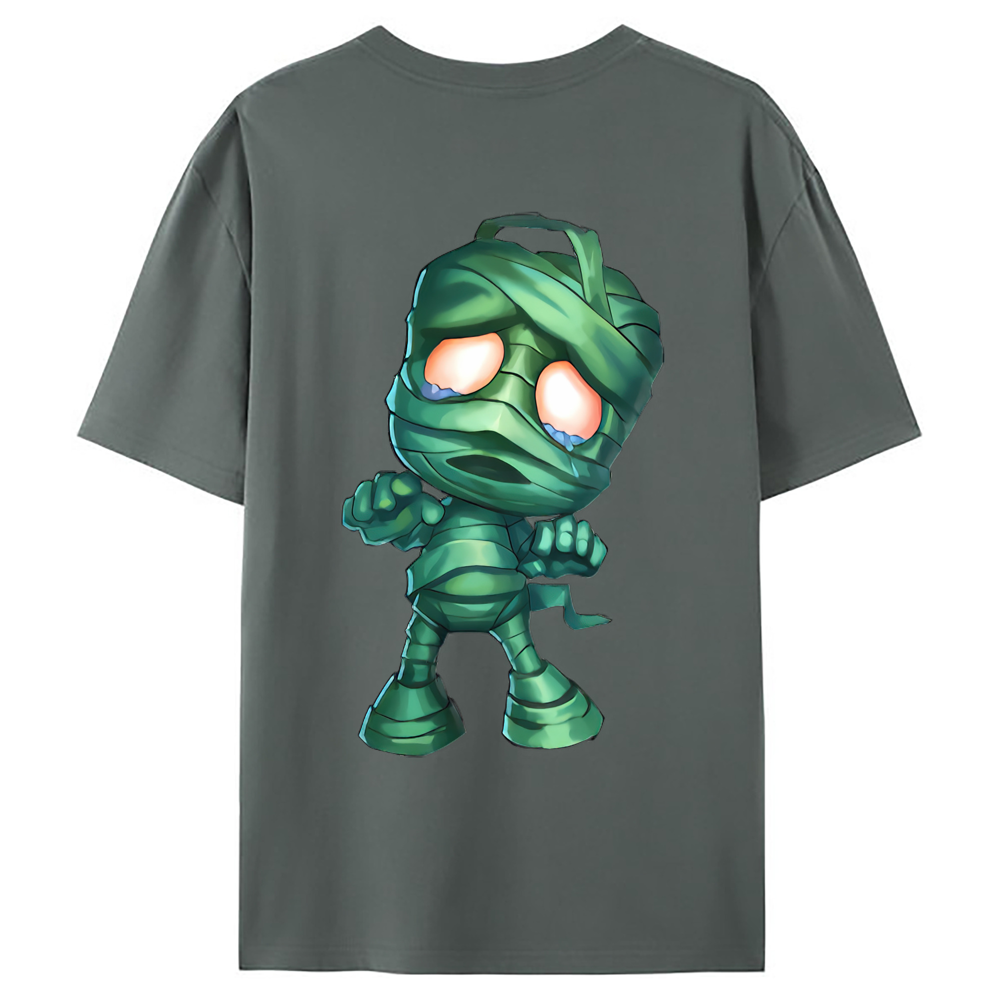 （画像用） リーグ・オブ・レジェンド League of Legends LOL 綿100％ メンズ半袖Tシャツ（バックプリント） 通気性